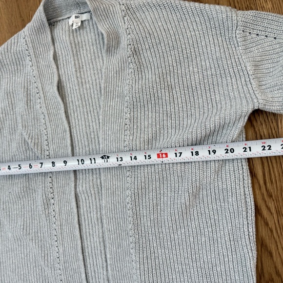 bp Light Gray Ribbed Open Cardigan - Picture 3 of 6